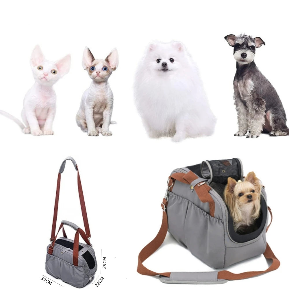 Sac de Transport Confort+ – Sécurité & Douceur en Déplacement 🎒🐶💛