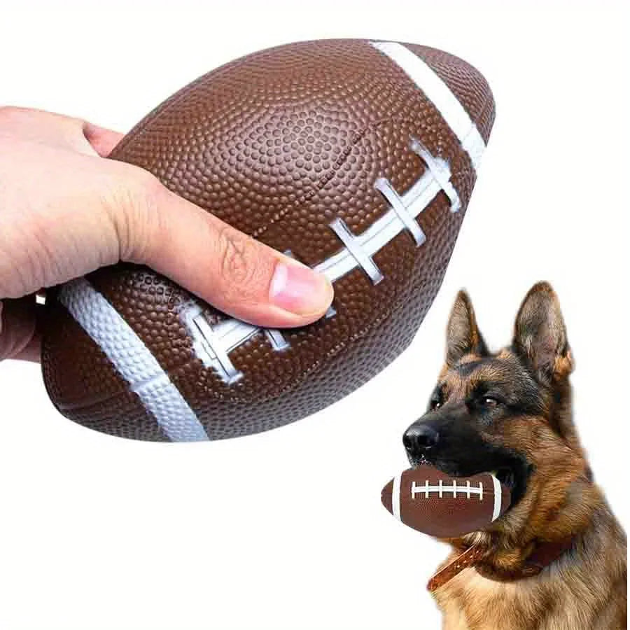 Ballon football Flottant – Jeu Extrême & Énergie Pure 🏈🐶💛