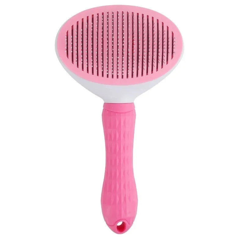 Brosse Autonettoyante pour Chien & Chat – Pelage Doux & Sans Poils 🐾✨