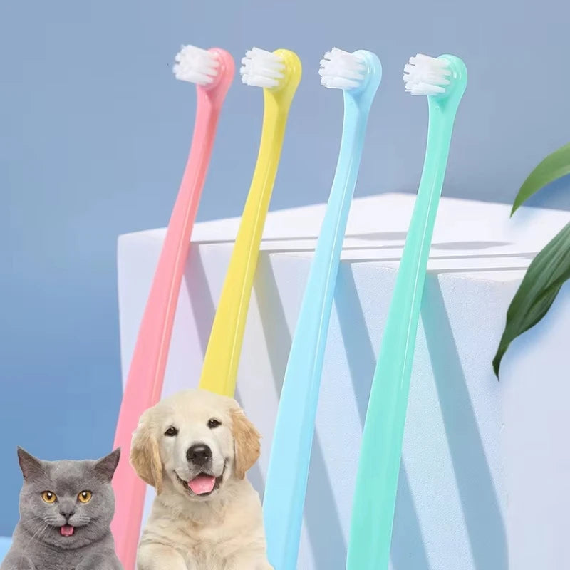Brosse à Dents pour Chien & Chat – Hygiène Bucco-Dentaire & Haleine Fraîche 🦷🐾