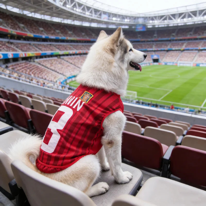 Breathable Summer Jersey – Sporty Style & Cool Comfort ⚽🐶💛