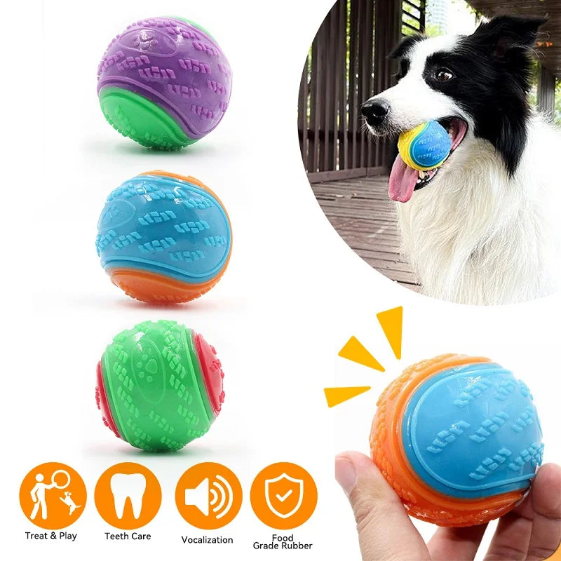 Balle Interactive pour Chien – Jeu Actif & Nettoyage des Dents 🐾🦷