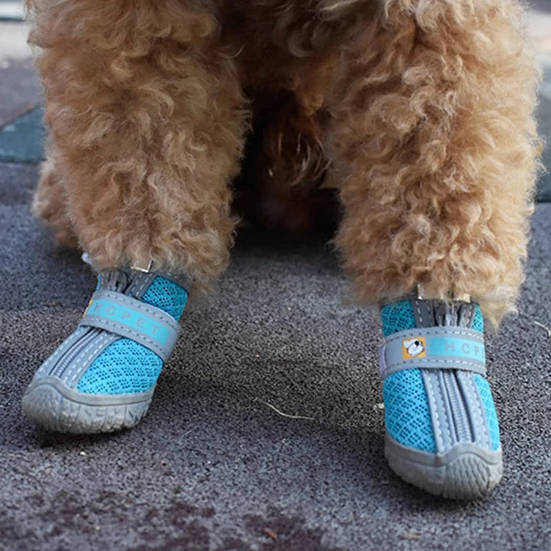 Bottines Antidérapantes Confort+ pour Chiens (Lot de 4)
