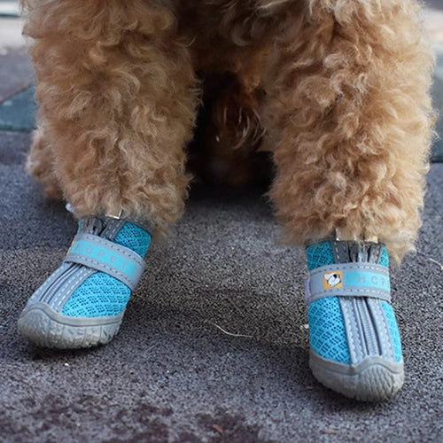 Bottines Antidérapantes Confort+ pour Chiens (Lot de 4)