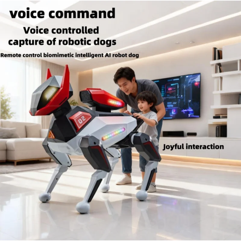 Chien Robot Intelligent – Voix, App & Performances Interactives 🎮✨