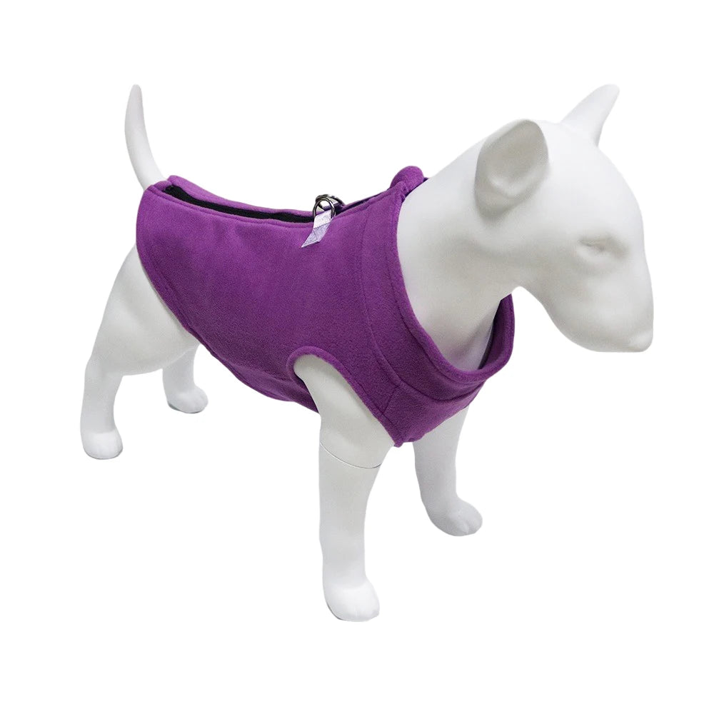 Zip Fleece Coat – Quick Warmth & Winter Comfort ❄️🐶💛