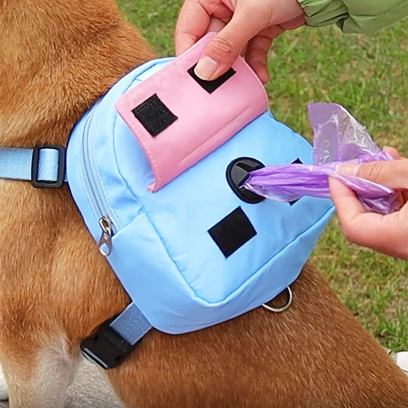 Harnais Sac à Dos Imperméable – Transport & Collations 🐶🎒