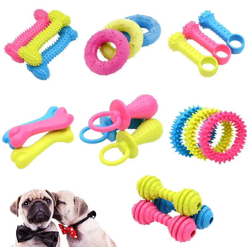 Jouet Sucette Dentaire – Apaisement & Jeu pour Chiots 🍼🐶💛