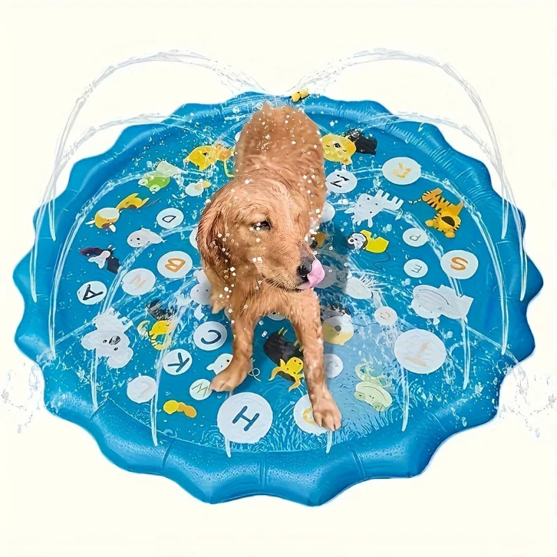 Tapis d’Eau Rafraîchissant – Jeu & Fraîcheur pour l’Été 💦☀️🐶