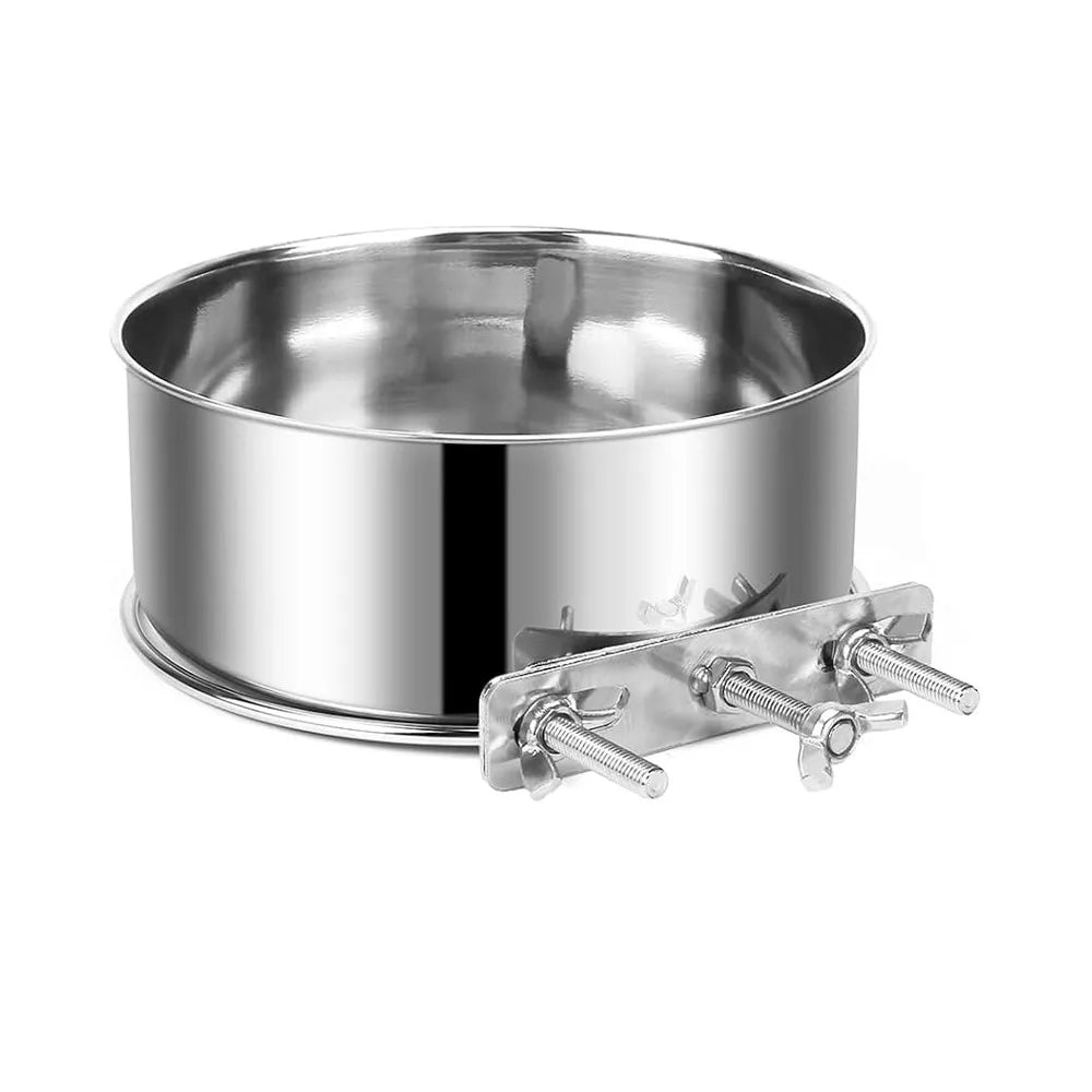 Bol Suspendu Anti-Mâchouillage – Acier Inoxydable & Repas Sans Dégâts 🐾🥣