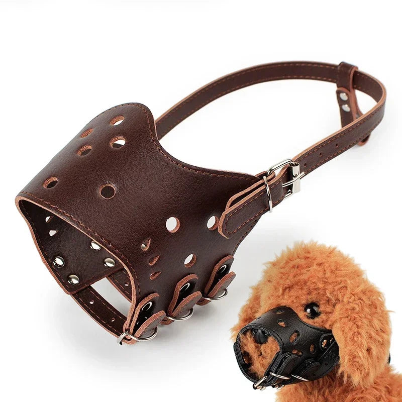 Museau Cuir Souple – Sécurité & Confort Premium 🐶🛑💛