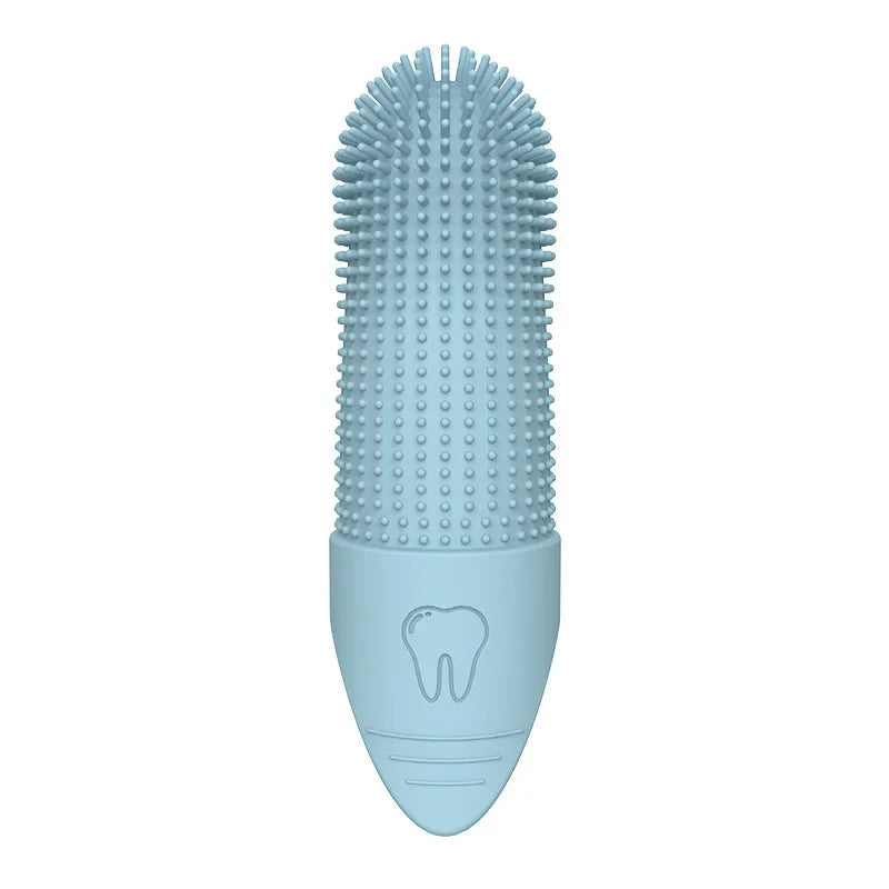 360° Finger Toothbrush – Hygiene & Fresh Breath 🐶🦷💛