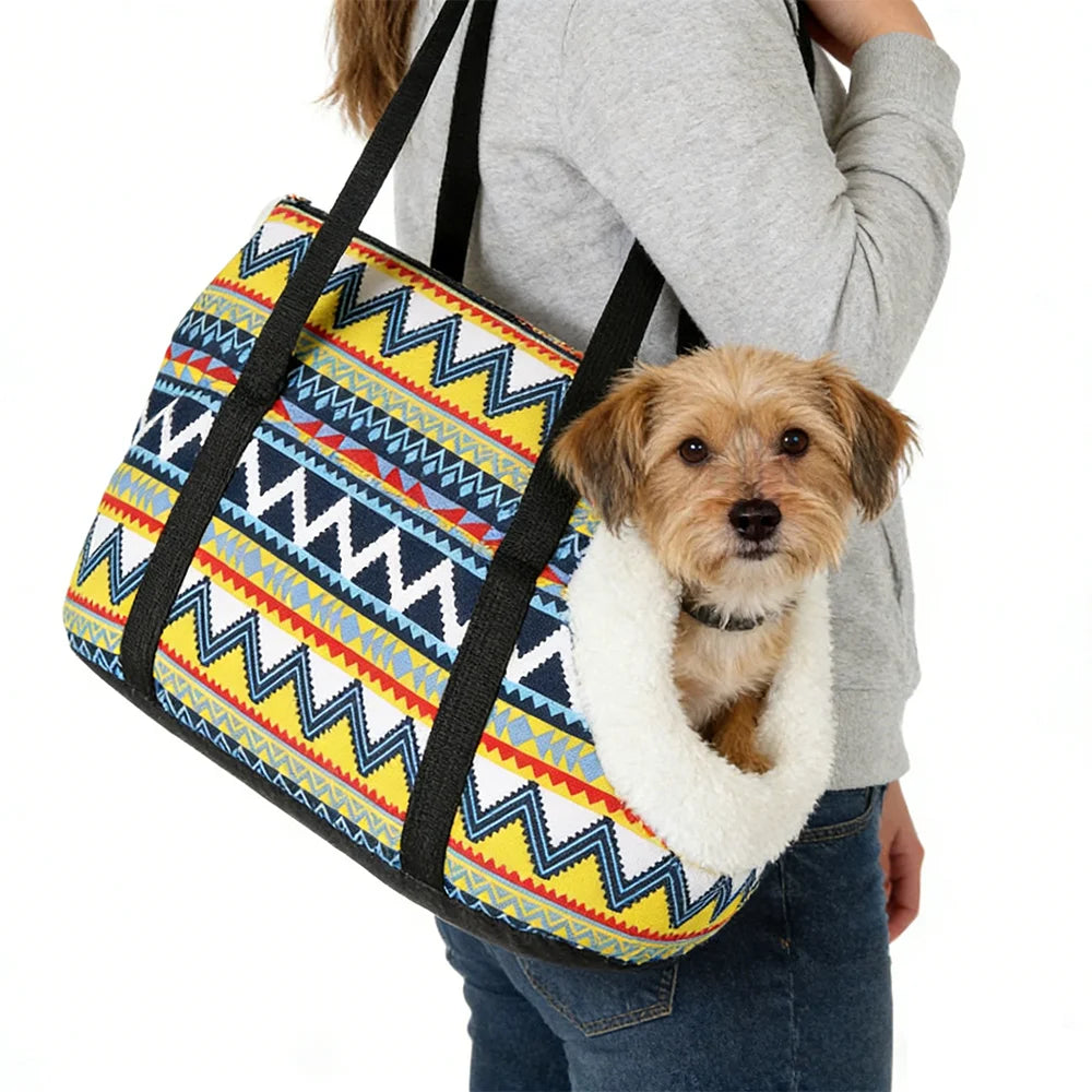 Sac de Transport Pliable & Douillet – Confort & Sécurité en Déplacement 🐶👜💛