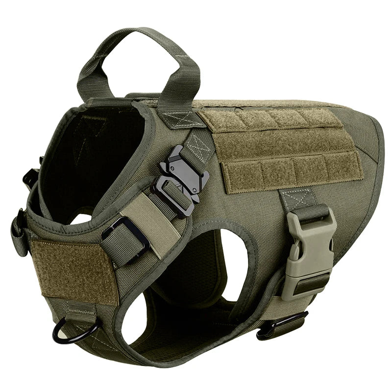 Pro Tactical Harness + Leash – Absolute Power & Control 🐶💛