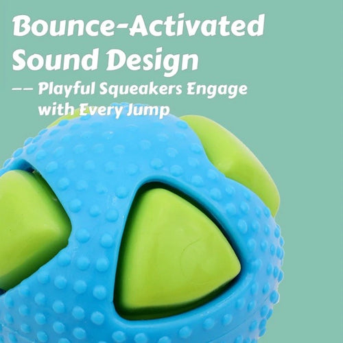 Squeaky Bouncy Ball – Anti-Boredom & Healthy Teeth 🐶🎾