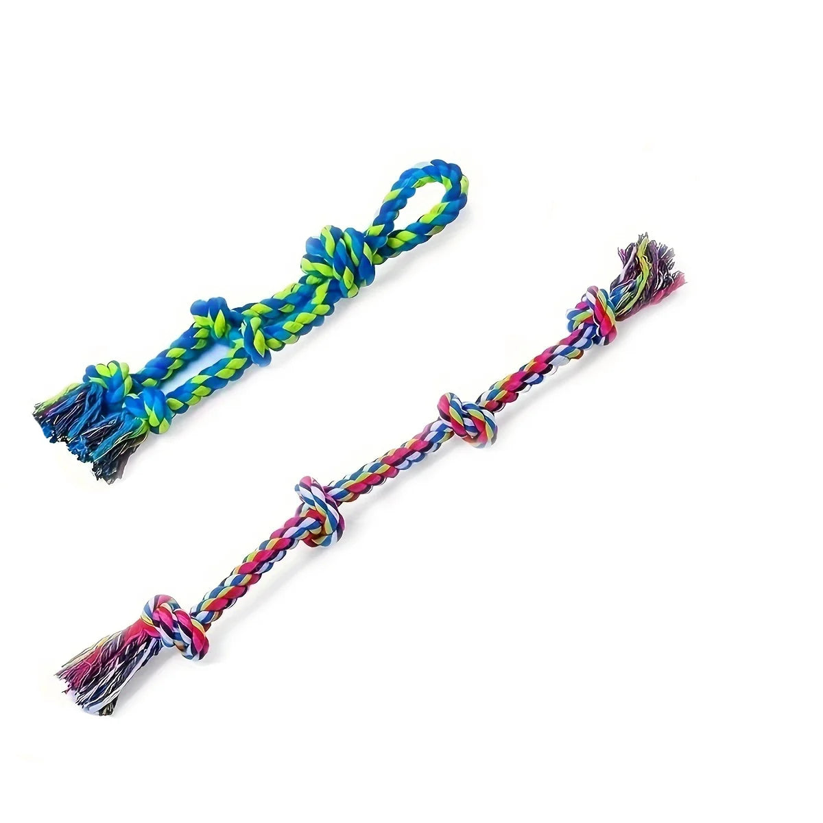 Ultra-Resistant Rope Toy – Indestructible & Interactive Play 🐶🪢💛