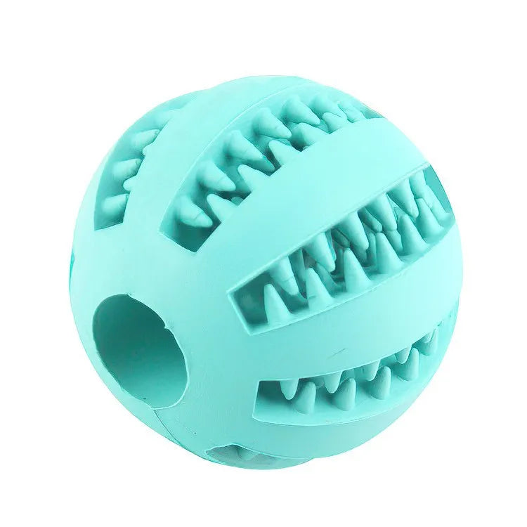 Comfort+ Stress Relief Ball for Dogs – Durable, Teeth Cleaning & Treat Dispenser 🐶🦷💛