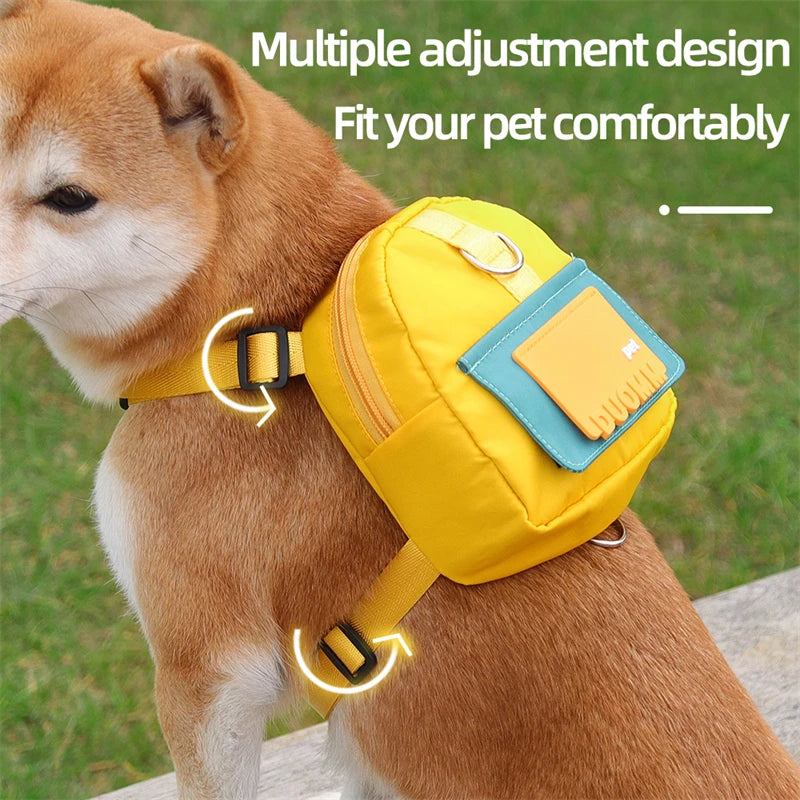 Harnais Sac à Dos Imperméable – Transport & Collations 🐶🎒