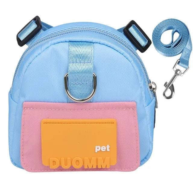 Waterproof Backpack Harness – Transport & Snacks 🐶🎒