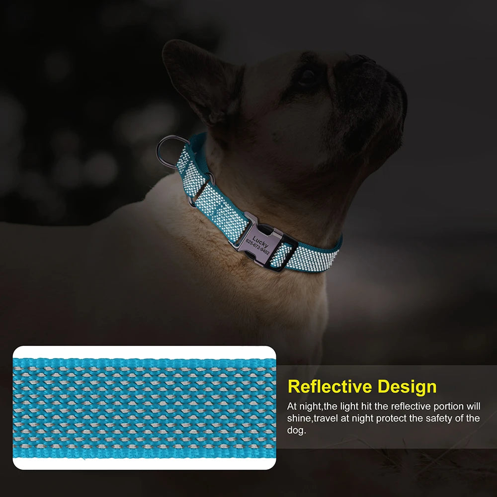 Collier Réfléchissant Ajustable – Sécurité & Confort Quotidien 🐶💛