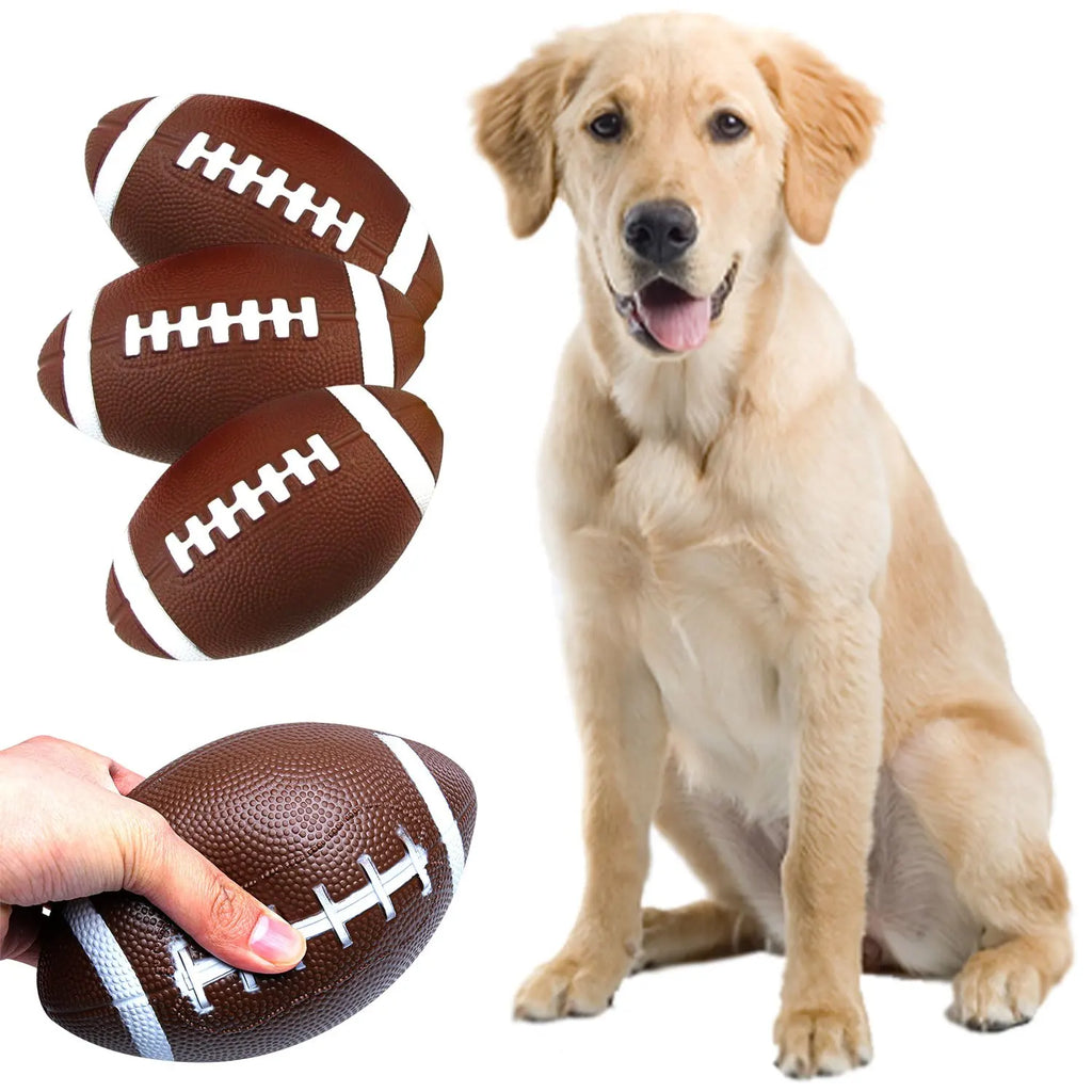 Ballon football Flottant – Jeu Extrême & Énergie Pure 🏈🐶💛