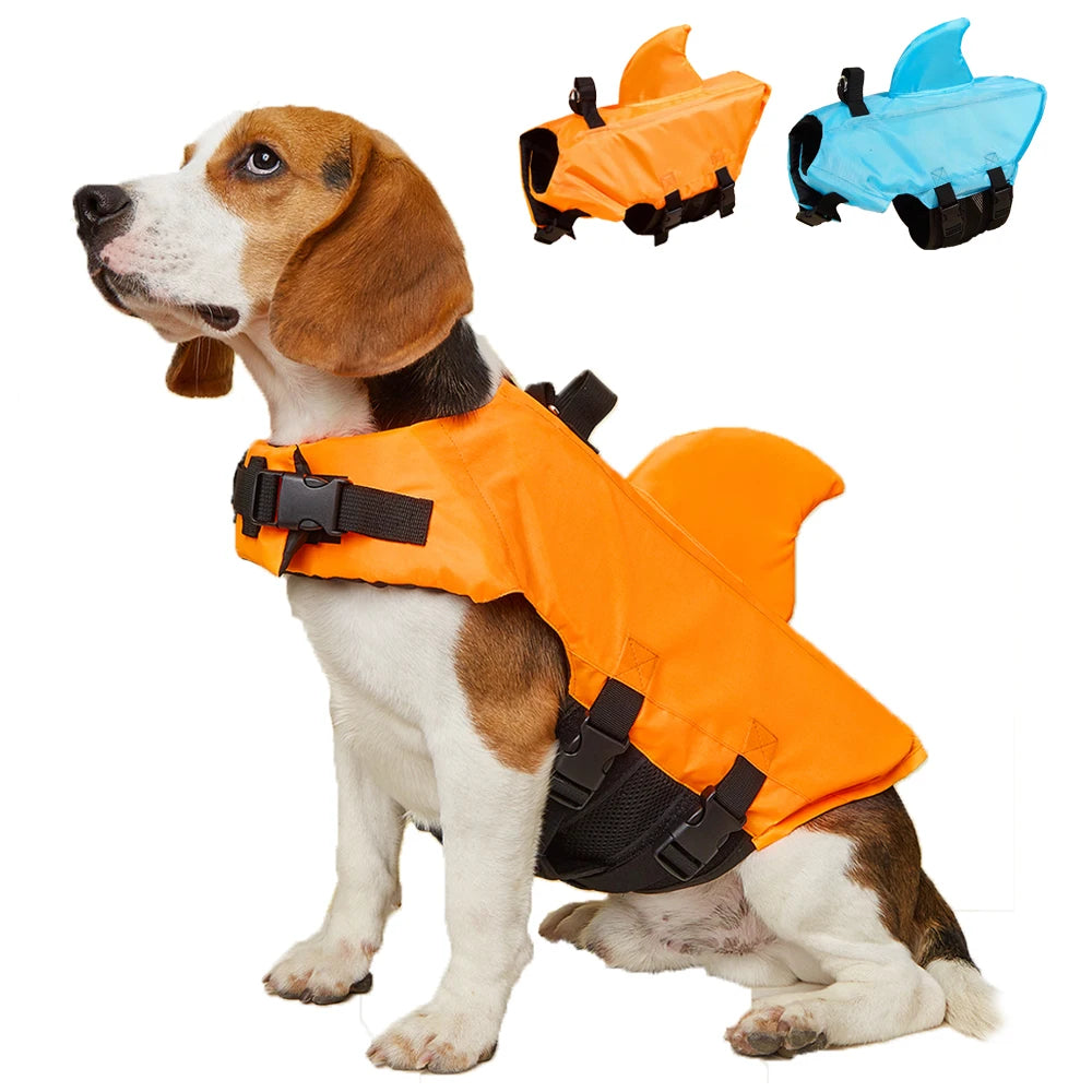 Gilet de Sauvetage Requin – Flottabilité Renforcée & Sécurité Maximale 🐶🦈🌊💛