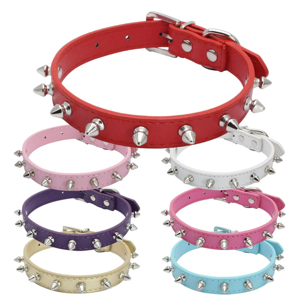 Collier Clouté Coloré – Style Rebelle & Unique 😎🐶💛