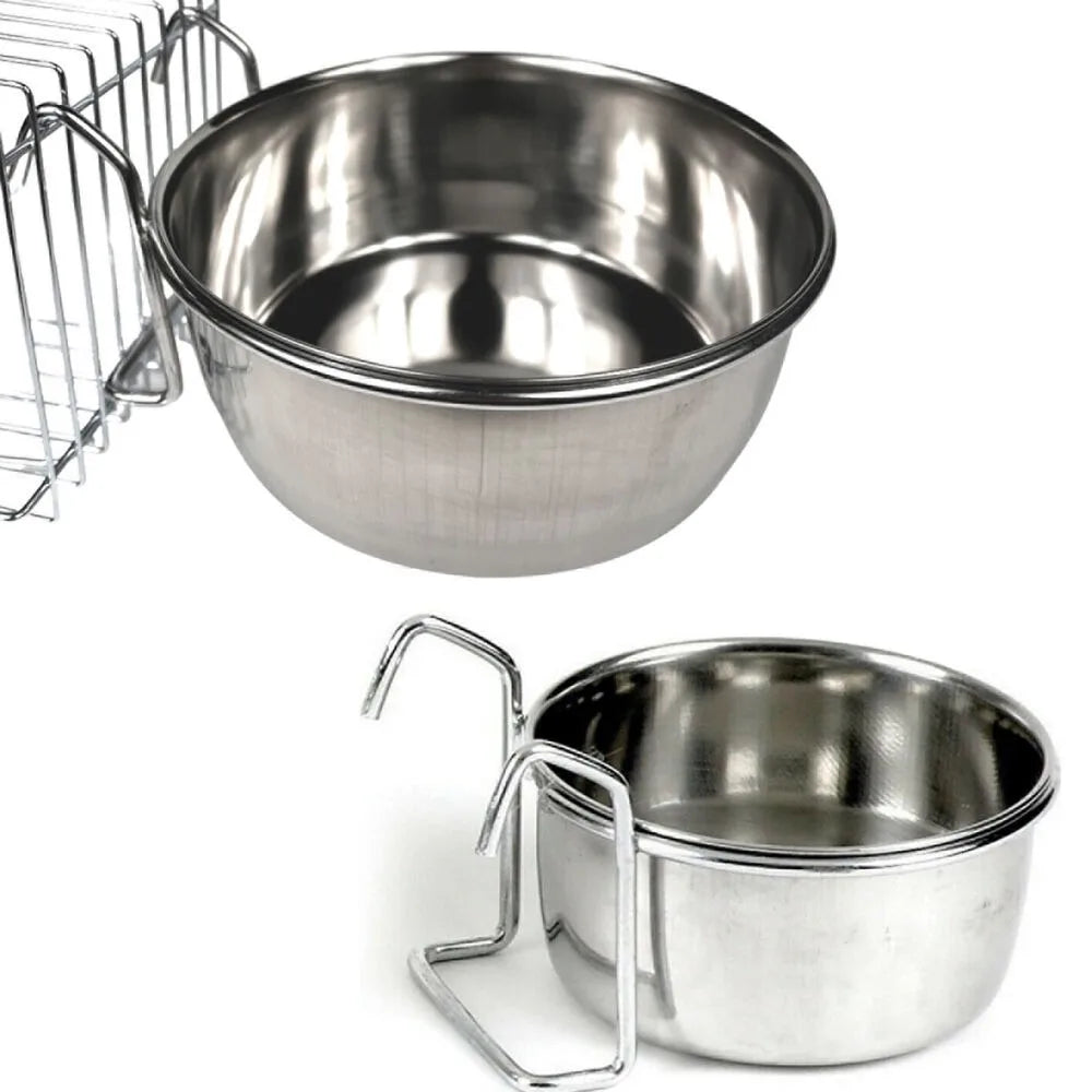 Bol Suspendu pour Cage – Gain d’Espace & Repas Propre 🐾🥣