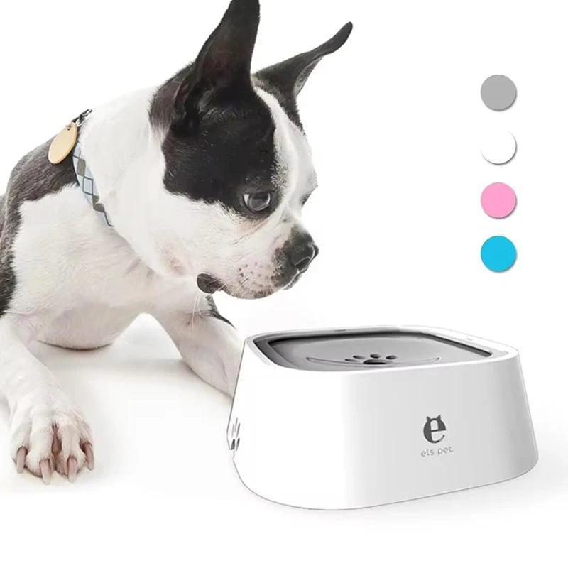 Bol d’Eau Anti-Débordement Flottant – Hydratation Propre & Sans Dégâts 🚗🐶💛