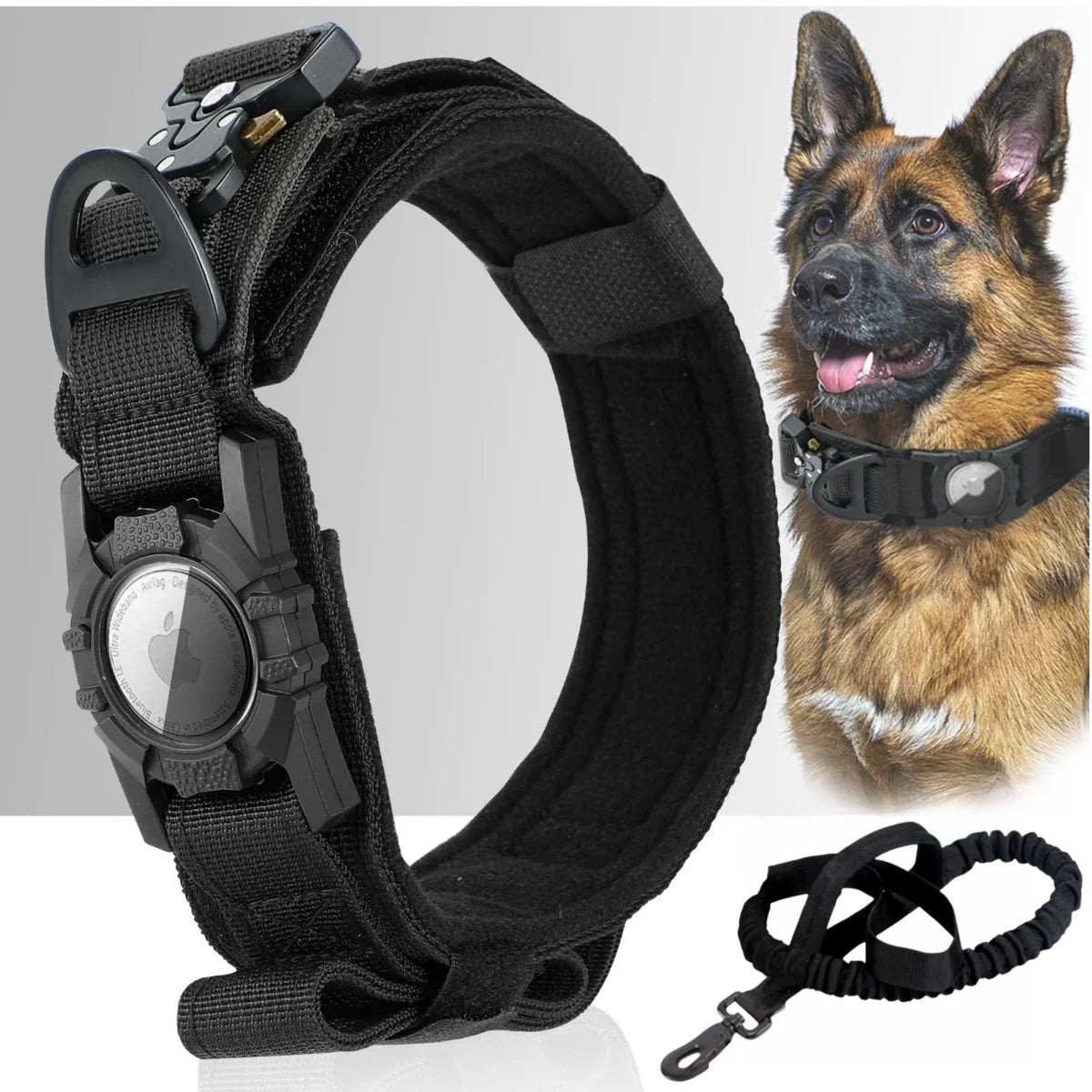 Collier Tactique avec Support AirTag – Contrôle Total & Sécurité Maximale 🐾📍