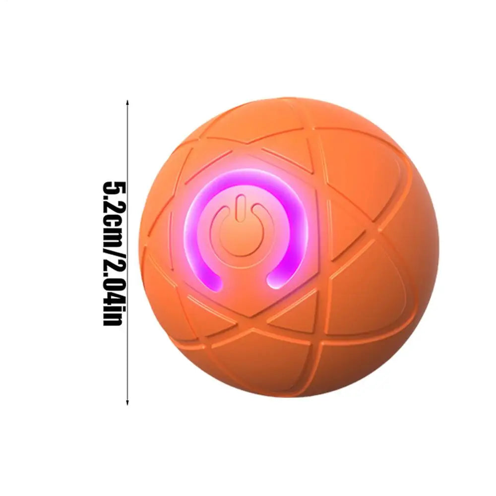 Automatic LED Ball – Smart & Anti-Boredom Toy ⚡🐶💛