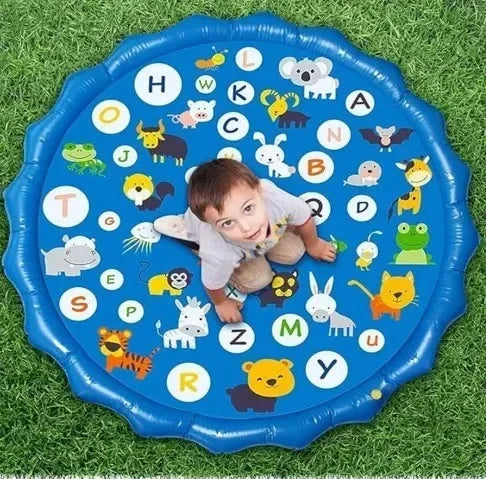 Tapis d’Eau Gonflable pour chien  – Jeux d’Été & Fraîcheur Totale 💦☀️