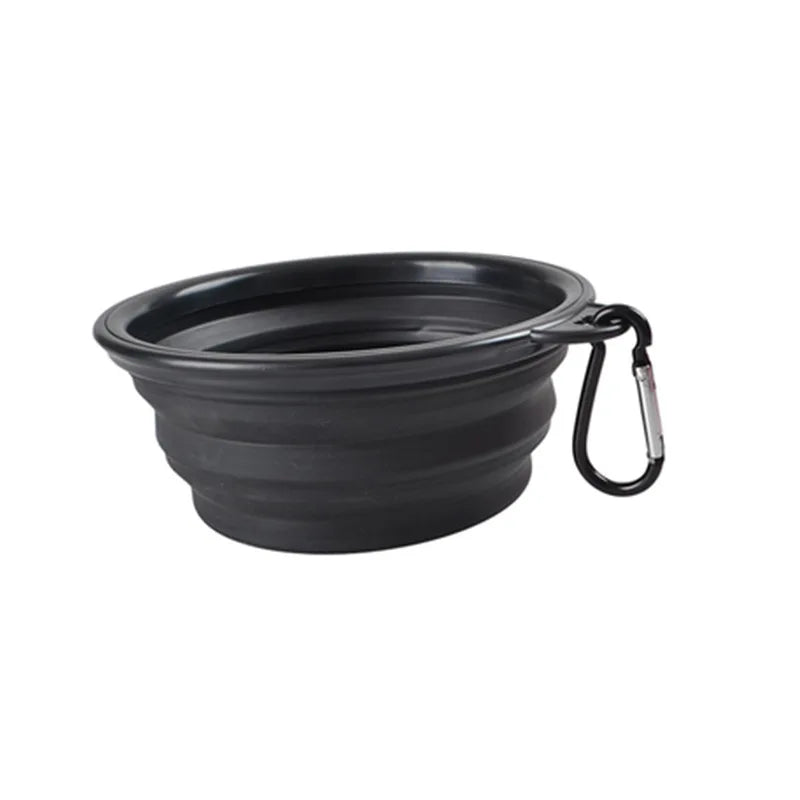 Anti-Spill Foldable Bowl – Mess-Free Hydration 🥣🐶💛