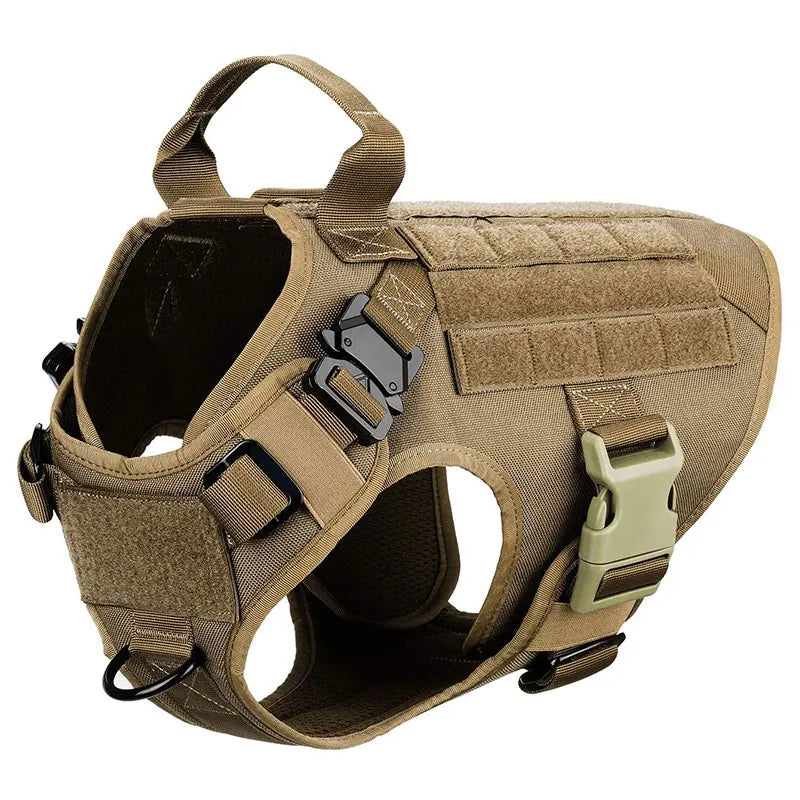 Pro Tactical Harness + Leash – Absolute Power & Control 🐶💛