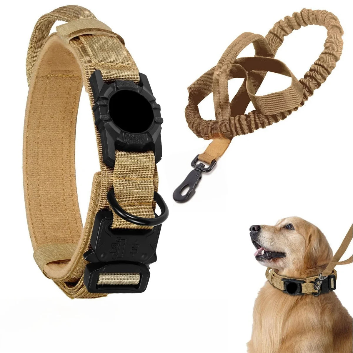 Collier Tactique avec Support AirTag – Contrôle Total & Sécurité Maximale 🐾📍