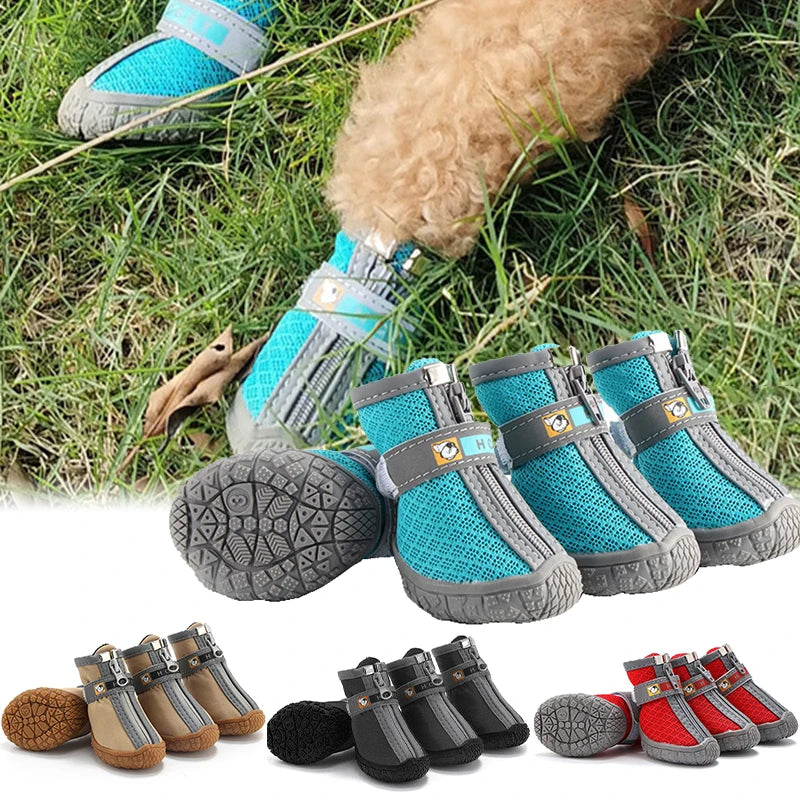 Comfy+ Anti-Slip Dog Boots (Set of 4)