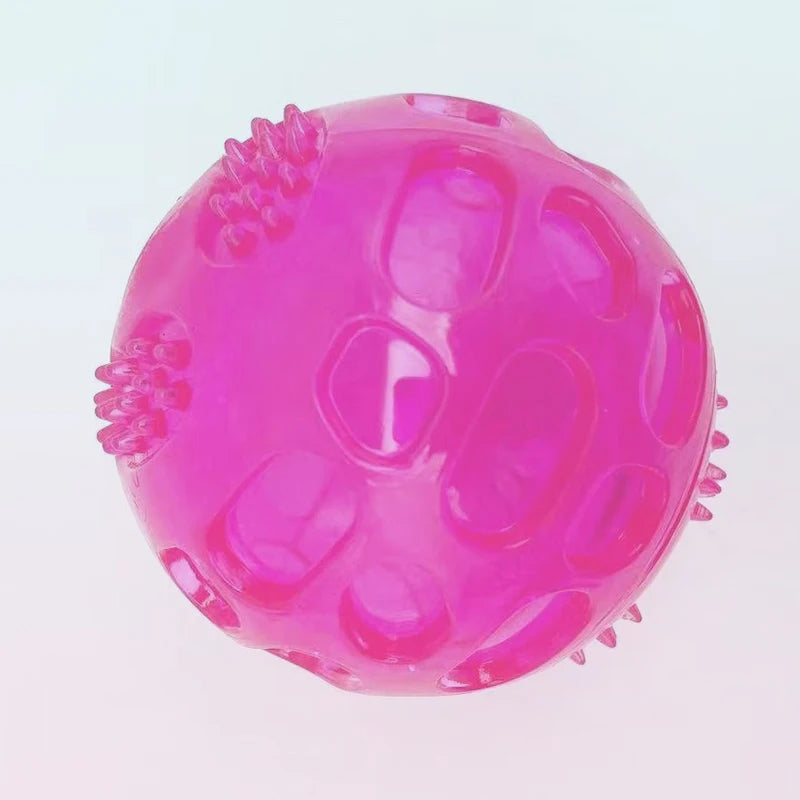 Interactive Squeaky IQ Ball – Play & Healthy Teeth 🐶🧠