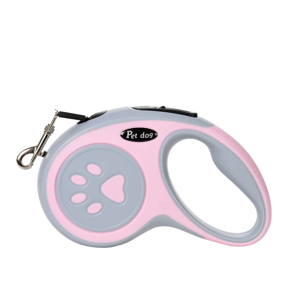 Comfort+ Retractable Dog Leash – 3M / 5M, Easy Control & Total Freedom 🐶💛