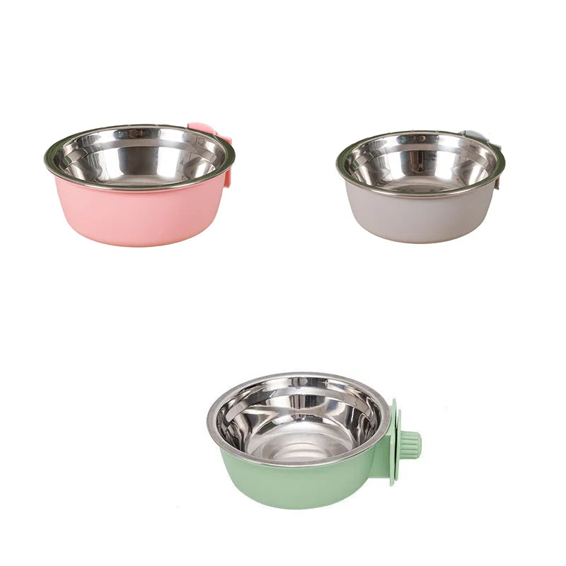 Bol Suspendu Inox – Propreté & Confort Quotidien 🥣🐶💛