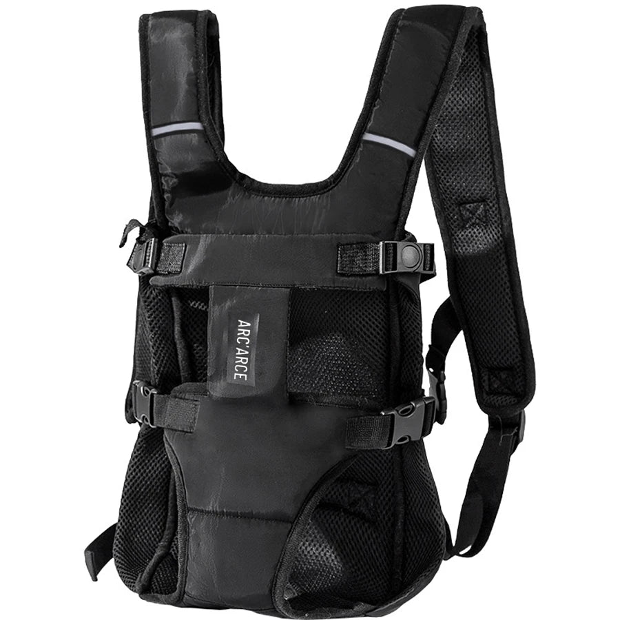 Sac de Transport Confort+ avec Sangle Poitrine – Sécurité & Liberté Totale 🐶💛