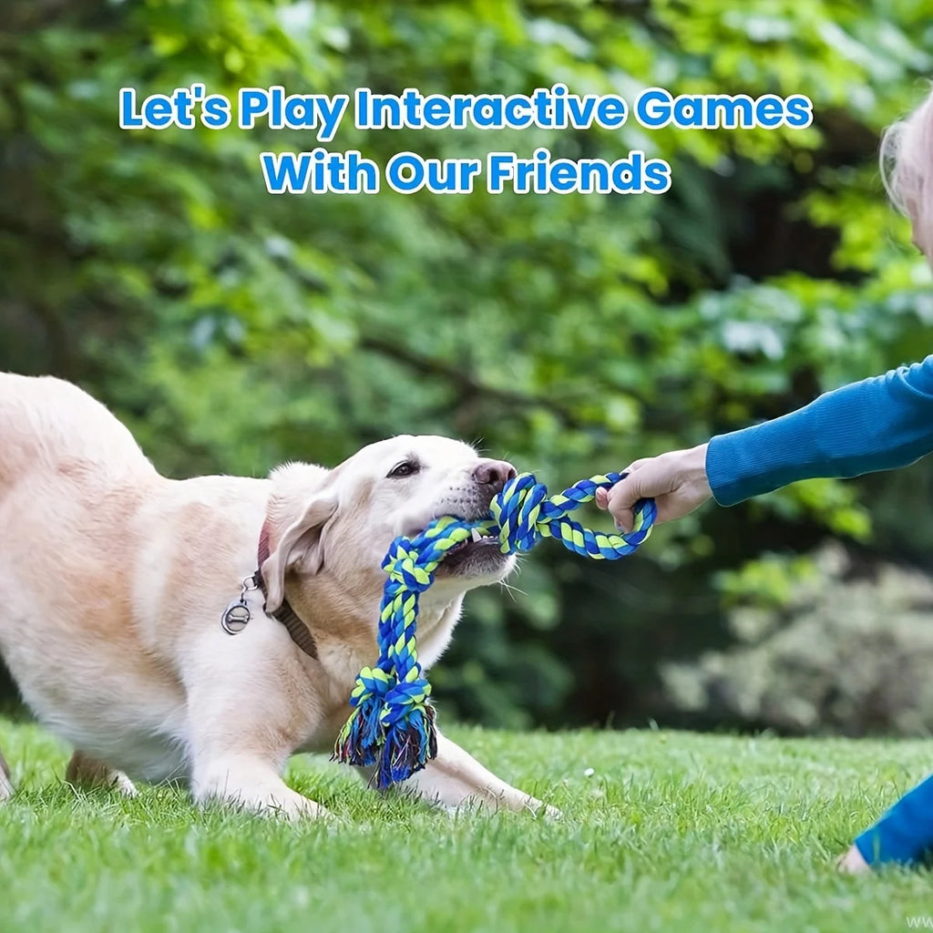 Jouet Corde Ultra-Résistant – Anti-Destruction & Jeu Interactif 🐶🪢💛