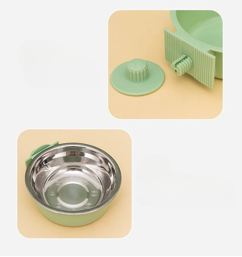 Bol Suspendu Inox – Propreté & Confort Quotidien 🥣🐶💛