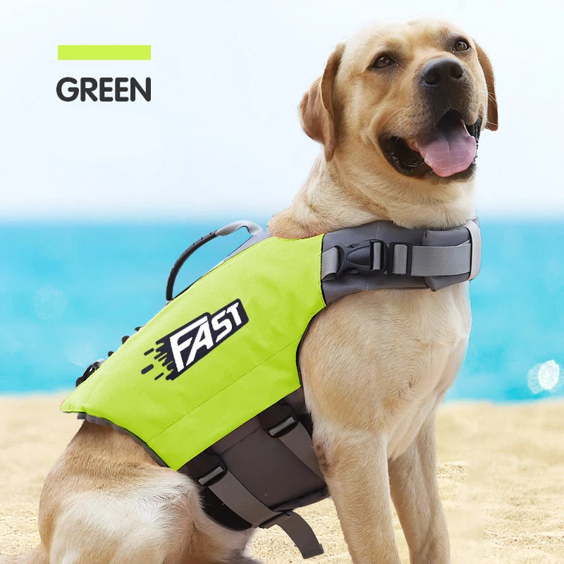Adjustable & Reflective Life Vest – Aquatic Safety & Style 🐶🌊✨💛
