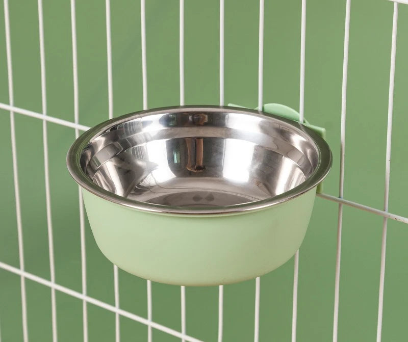 Bol Suspendu Inox – Propreté & Confort Quotidien 🥣🐶💛