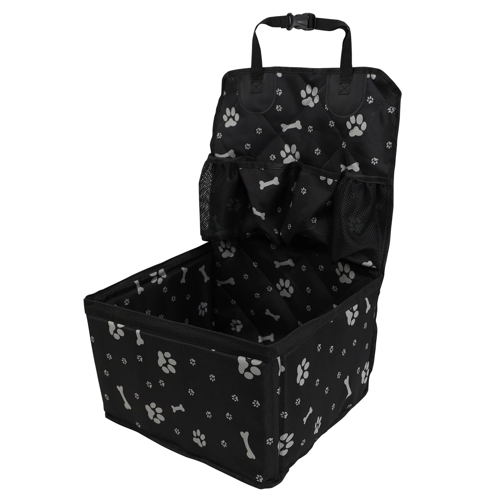 Comfort+ Car Seat for Dogs – Secure, Non-Slip & With Storage 🚗🐶💛