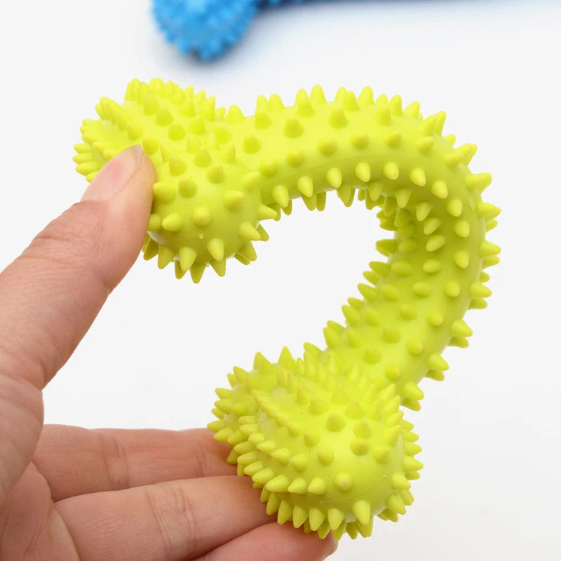 Teether Pacifier Toy - Soothing & Play for Puppies 🍼🐶💛