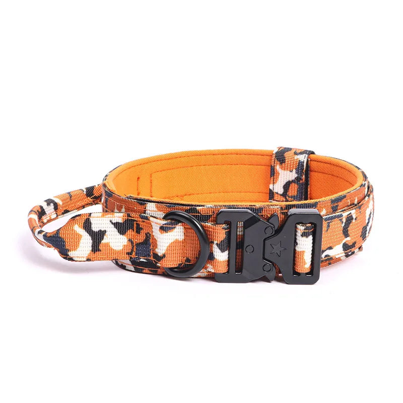 Collier Tactique Ajustable pour Chien – Contrôle Total & Dressage Sécurisé 🐾💪