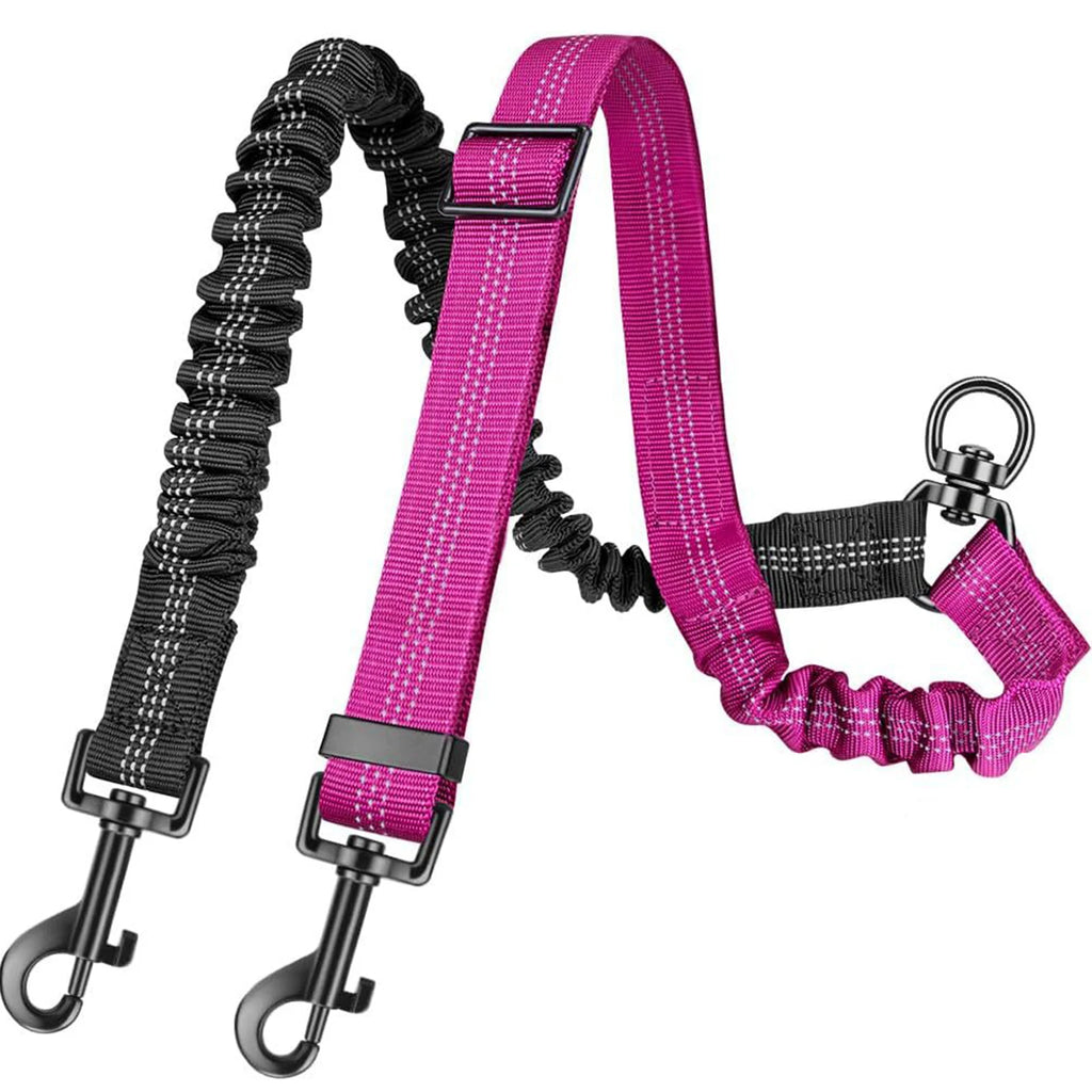 Anti-Shock Double Leash Attachment – Walk 2 Dogs Stress-Free 🐶🐶💛