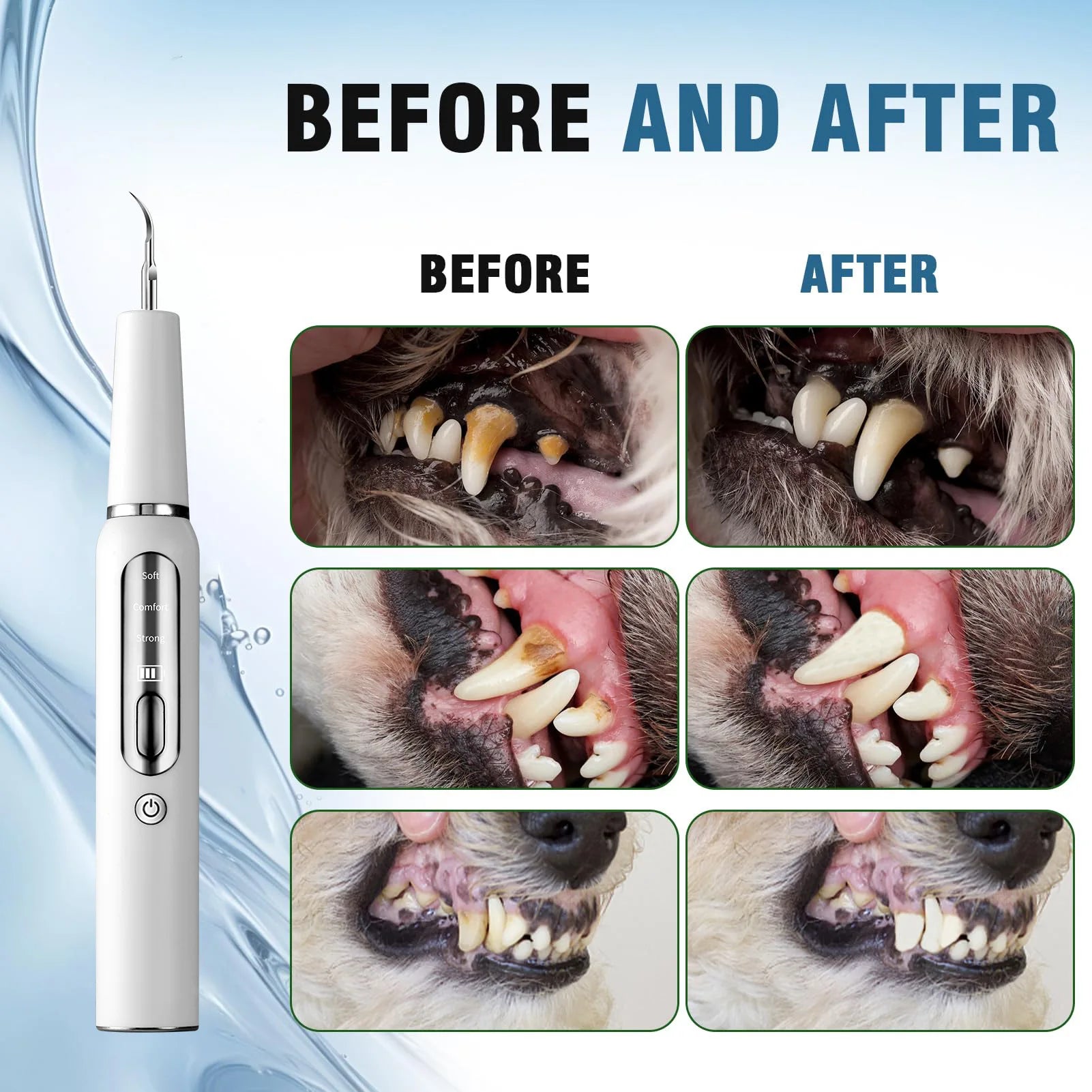 Ultrasonic Tartar Remover – Clean Teeth & Fresh Breath 🐶🦷✨