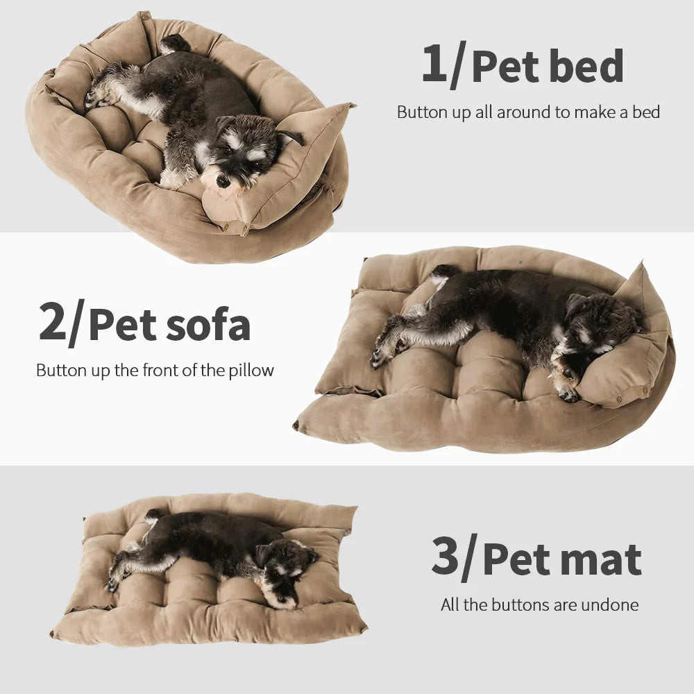3-in-1 Cozy Sofa – Premium Comfort & Warmth 🛋️❄️